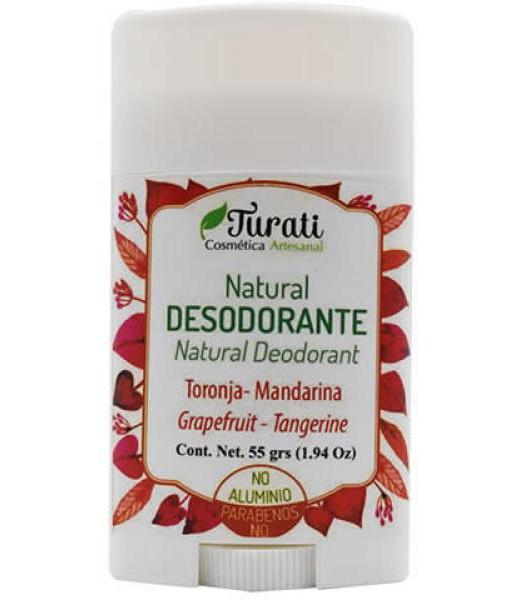 DESODORANTE EN BARRA TORONJA MANDARINA 55 G TURATI