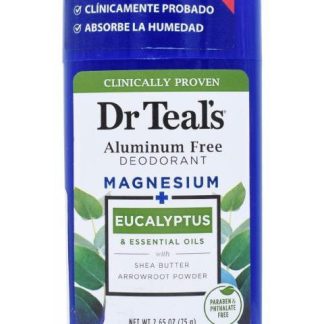 DESODORANTE SIN ALUMINIO EUCALIPTO 75 G DR TEALS