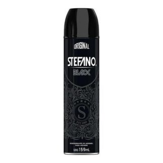 DESODORANTE STEFANO BLACK EN AEROSOL DE 159 ML