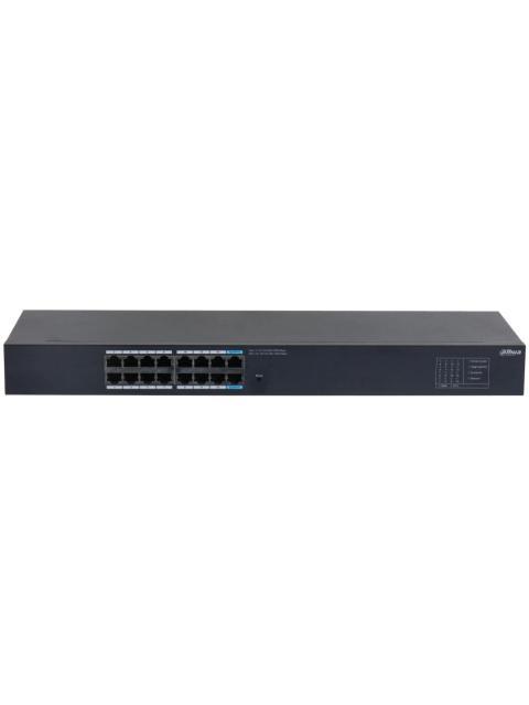 DHSG1016 SWITCH 16 PUERTOS GIGABIT ETHERNET 10-100-1000 DISENO COMPACTO CAPA 2 SWITCHING 1.6 GBPS VELOCIDAD DE REENVIO DE PAQUTES 23.81 MBPS NB