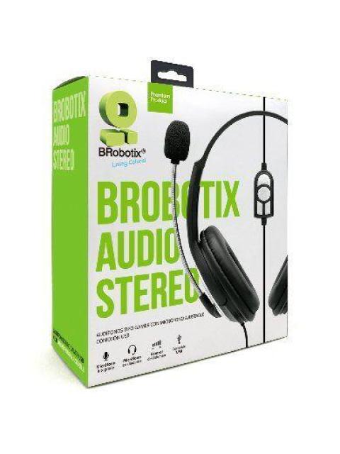 DIADEMA GAMER BROBOTIX ALAMBRICA USB 2M NEGRO 263953 - Image 7