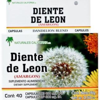 DIENTE DE LEON 40 CAP NATURALES CALIFORNIA
