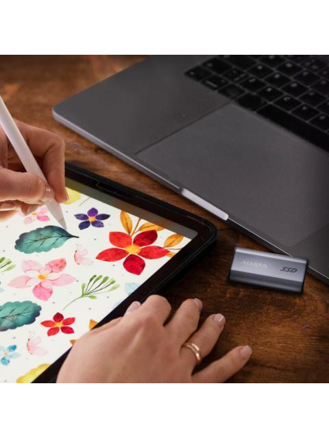 DISCO DURO EXTERNO ADATA SC750 3.5 2TB USB-C 3.1 GRIS RESISTENTE A POLVO PARA PC - Image 8