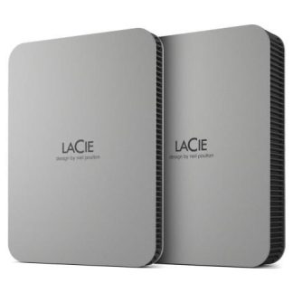 DISCO DURO EXTERNO LACIE MOBILE DRIVE 2.5 1TB USB-C PLATA - PARA MAC-PC