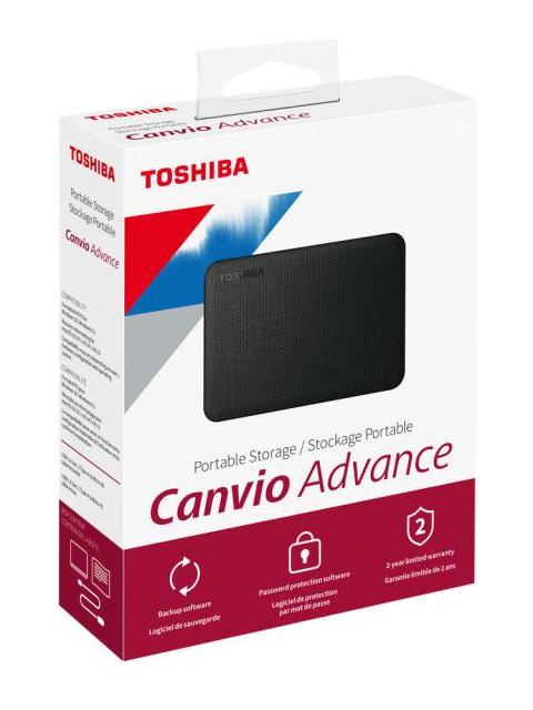 DISCO DURO EXTERNO TOSHIBA CANVIO ADVANCE V10 2.5 2TB USB 3.0 BLANCO PARA MAC-PC - Image 4