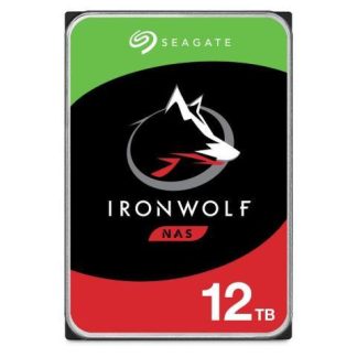 DISCO DURO PARA NAS SEAGATE IRONWOLF 3.5 DE 1 A 8 BAHIAS 12TB SATA III 6GBIT-S 7200RPM 256MB CACHE