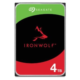 DISCO DURO PARA NAS SEAGATE IRONWOLF 3.5 DE 1 A 8 BAHIAS 4TB SATA III 6 GBIT-S 5400RPM 256MB CACHE