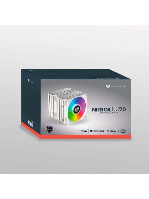 DISIPADOR CPU BALAM RUSH NITROX NX70 120MM 600 - 1800RPM BLANCO - Image 6