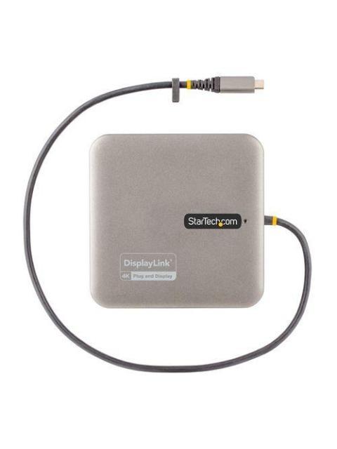 DOKING STATION STARTECH USB-C 2X USB 3.2 2X HDMI RJ-45 SD 10GBPS GRIS 102B-USBC-MULTIPORT - Image 7