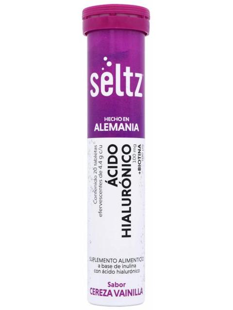 ACIDO HIALURONICO BIOTINA CEREZA VAINILLA EFERVECENTES 20 TAB SEL