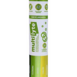 EFERVECENTES ELECTROLITOS VITAMINAS LIMONADA 20 TAB MULTILYTE