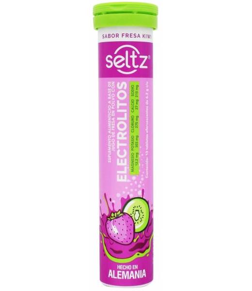 ELECTROLITOS FRESA KIWI EFERVECENTES 13 TAB SELTZ