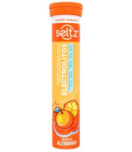 ELECTROLITOS NARANJA EFERVECENTES 13 TAB SELTZ