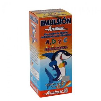 EMULSION DE ACEITE DE TIBURON ADICIONADO C VIT AD Y C SABOR NARAN ANAHUAC