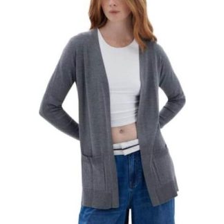 ENSAMBLE TEJIDO CON BOLSAS GRIS SAO PAULO