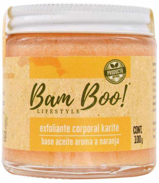 EXFOLIANTE CORPORAL KARITE NARANJA 100 G BAM BOO LIFESTYLE