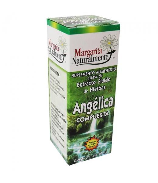 EXT. FLUIDO DE HIERBAS ANGELICA COMPUESTA 50ML. MENSTRUACION MENO MARGARITA SANAMENTE