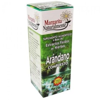 EXT. FLUIDO DE HIERBAS ARANDANO COMPUESTO 50ML. CALCULOS RENALES MARGARITA SANAMENTE