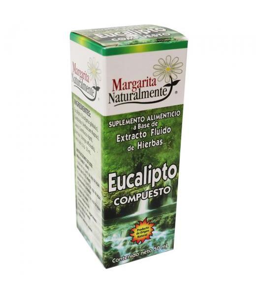 EXT. FLUIDO DE HIERBAS EUCALIPTO 50ML. VIAS RESPIRATORIAS MARGARITA SANAMENTE