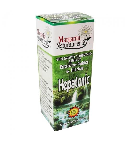 EXT. FLUIDO DE HIERBAS FLUIDO HEPATONIC CONT. 50 ML. DISFUNCION H MARGARITA SANAMENTE