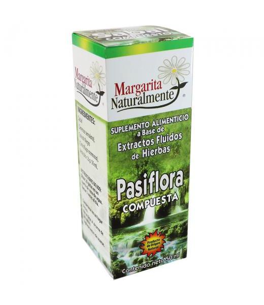 EXT. FLUIDO DE HIERBAS PASIFLORA COMPUESTA 50 ML.INSOMNIOESTRESS MARGARITA SANAMENTE