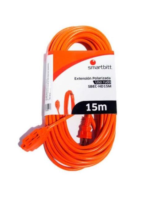 EXTENSION DE USO RUDO SMARTBITT SBECHD15M NARANJA 3 15 M