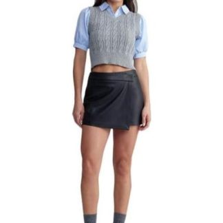 FALDA CINTURA ALTA NEGRO HOLLY LAND