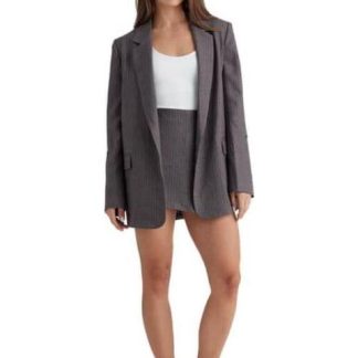 FALDA SHORT CINTURA REGULAR GRIS HOLLY LAND