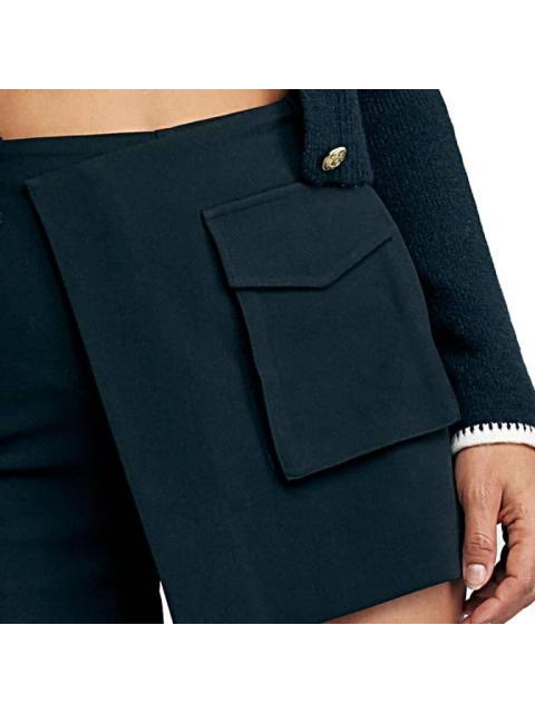 FALDA SHORT CINTURA ALTA NEGRO HOLLY LAND - Image 4