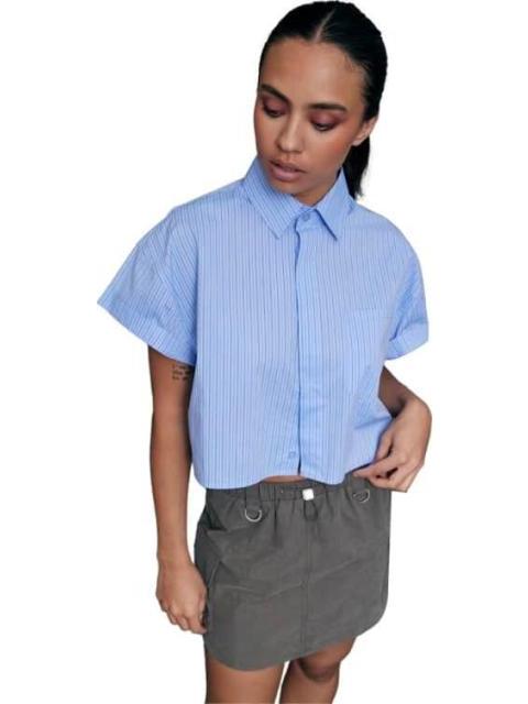 FALDA SHORT GABARDINA VERDE OLIVO HOLLY LAND - Image 3