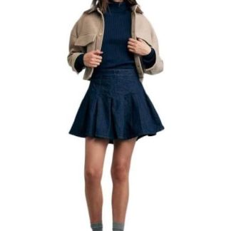 FALDA TABLEADA AZUL INDIGO ATMOSPHERE DNM