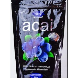 FIBRA DE ACAI CON ALCACHOFA Y MAGNOLIA 480 G SUN NATURAL
