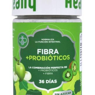FIBRA MAS PROBIOTICOS MANZANA KIWI 72 GOMITAS HEALLY
