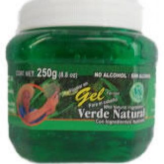 FIJADOR EN GEL PARA EL CABELLO VERDE NATURAL 250GR. VERDE NATURAL