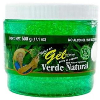 FIJADOR EN GEL PARA EL CABELLO VERDE NATURAL 500GR VERDE NATURAL