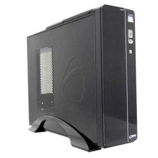 GABINETE ACTECK BERN SLIM TD-510 MINI-TOWER MICRO-ATX-MINI ITX USB 2.0 CON FUENTE DE 500W SIN VENTILADORES INSTALADOS NEGRO