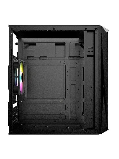 GABINETE ACTECK DOOM GI630 MICRO-TOWER MICRO-ATX-MINI-ITX USB 2.0-3.0 CON FUENTE DE 500W 3 VENTILADORES INSTALADOS NEGRO - Image 4