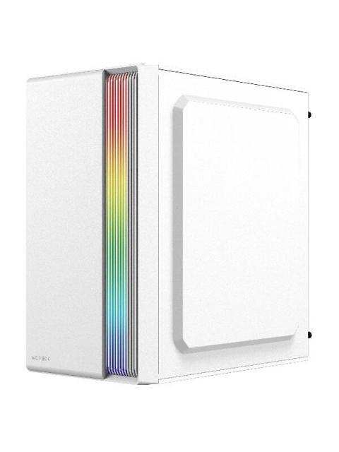 GABINETE ACTECK FUSION II GI440 CON VENTANA MICRO TOWER MICRO-ATX-MINI-ITX USB 2.0-3.0 CON FUENTE DE 500W SIN VENTILADORES INSTALADOS BLANCO - Image 3