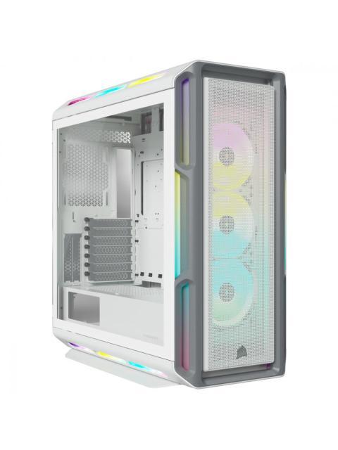GABINETE CORSAIR ICUE 5000T CON VENTANA MIDI TOWER ATX-EATX-MICRO ATX USB 3.1 SIN FUENTE BLANCO