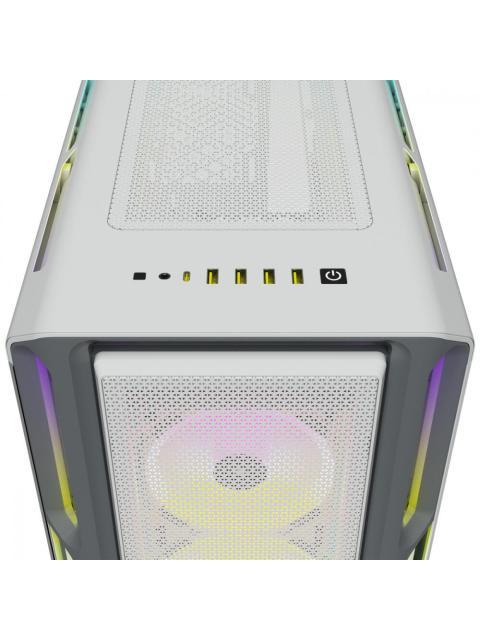 GABINETE CORSAIR ICUE 5000T CON VENTANA MIDI TOWER ATX-EATX-MICRO ATX USB 3.1 SIN FUENTE BLANCO - Image 4