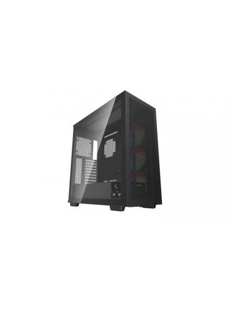 GABINETE DEEPCOOL RMORPHEUS COMPATIBILIDAD ATX; EATX GPU DE HASTA 480MM. INCLUYE 3 VENTILADORES ARGB 140 MM. CAPACIDAD 9 VENTILADORES DE 120MM O 140MM