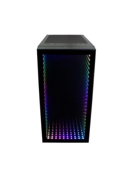 GABINETE GAME FACTOR CSG560 MICRO-TOWER MICRO-ATX-MINI-ITX USB 3.0 SIN FUENTE 1 VENTILADOR INSTALADO NEGRO