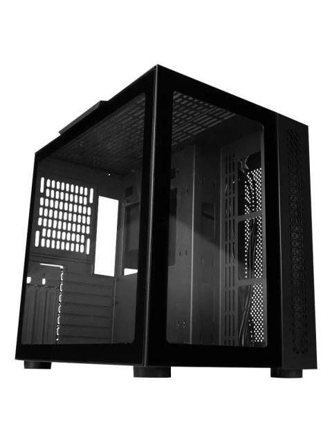 GABINETE GAME FACTOR CSG700-BK MIDI-TOWER ATX-EATX-MICRO-ATX-MINI-ITX USB 2.0-3.0 SIN FUENTE SIN VENTILADORES INSTALADOS NEGRO