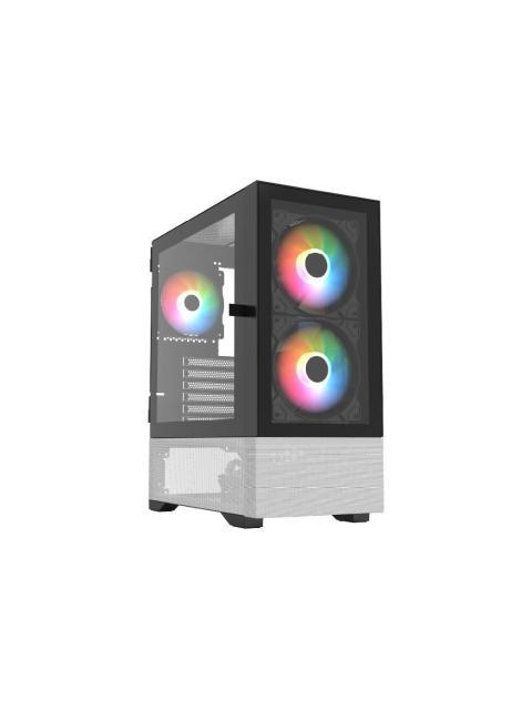 GABINETE GAMER MEDIA TORRE NITROX CRYSTAL 5500CBW LEGEND SERIES