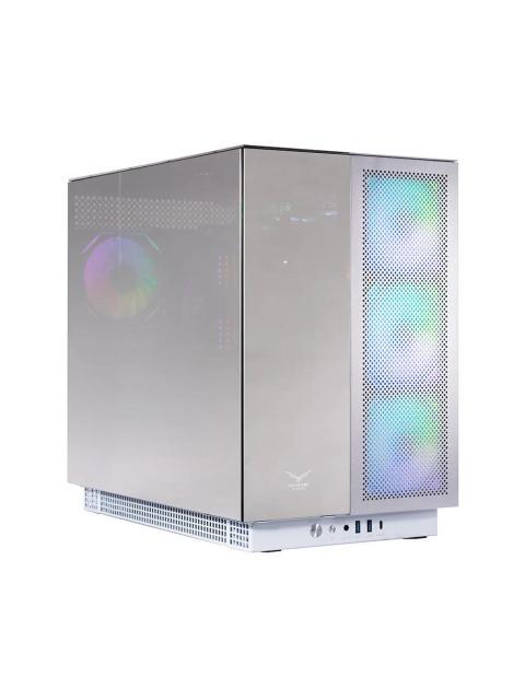 GABINETE NACEB AETHER FULL TOWER ATX-EATX-MICRO-ATX-MINI-ITX USB 3.0 SIN FUENTE 4 VENTILADORES INSTALADOS BLANCO