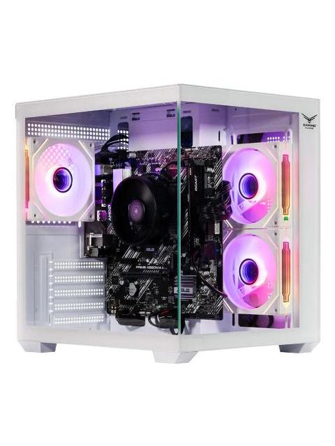 GABINETE NACEB NA-0636B MINI-TOWER MICRO-ATX-MINI-ITX USB 2.0-3.0 SIN FUENTE 3 VENTILADORES INSTALADOS BLANCO