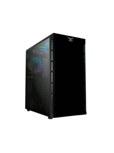 GABINETE NACEB ORION CON VENTANA RGB FULL-TOWER ATX USB 2.0-3.0 SIN FUENTE 3 VENTILADORES RGB INSTALADOS NEGRO