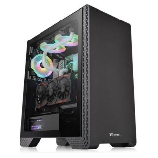 GABINETE THERMALTAKE CA1P500M1WN00 GABINETE VIDRIO SPCC ATX NEGRO
