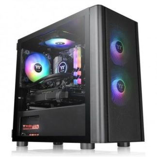 GABINETE THERMALTAKE CA1R100S1WN02 V150 TEMPERED GLASS ARGB BREEZE MICRO