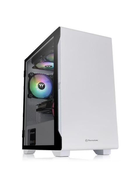 GABINETE THERMALTAKE S100 TG SNOW CON VENTANA MICRO-TOWER MICRO ATX-MINI-ITX USB 3.0 SIN FUENTE BLANCO